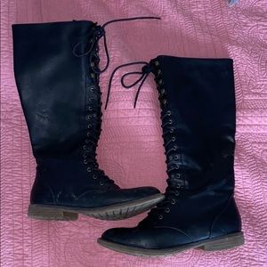 Lace Up Riding Boots